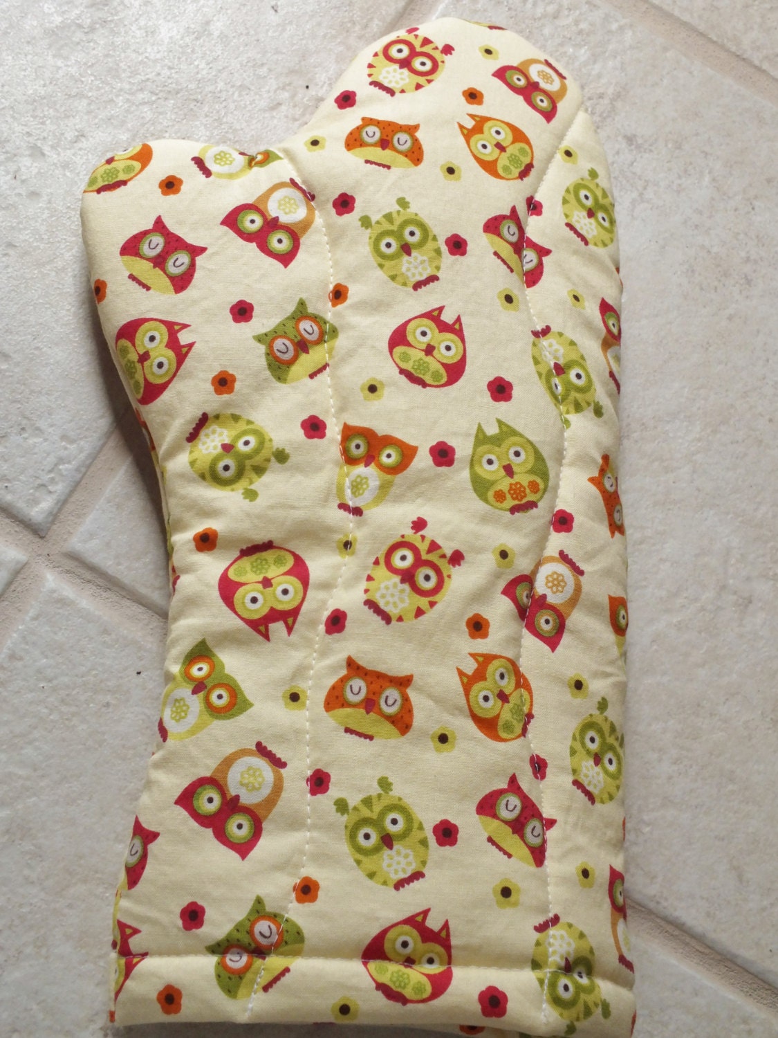 Owls Kitchen Oven Mitt Pot Holder