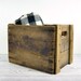 Antique Industrial Rustic Wood Crate / Industrial Storage