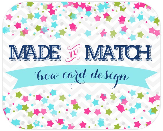 Made to Match -Bow / Product Card Design Il_170x135
