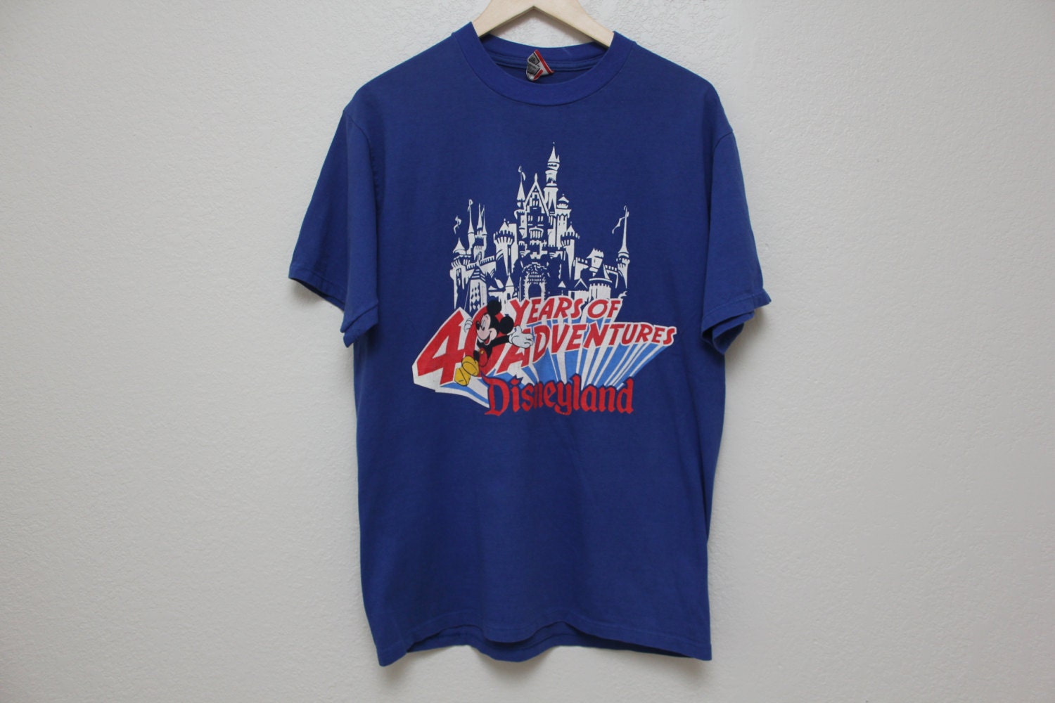 Vintage Blue Disneyland's 40th Anniversary T-Shirt
