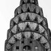 Art Deco Decor, Chrysler Bulding - NY Arhictectural detail - black and white photography of New York City, Modern 12x12