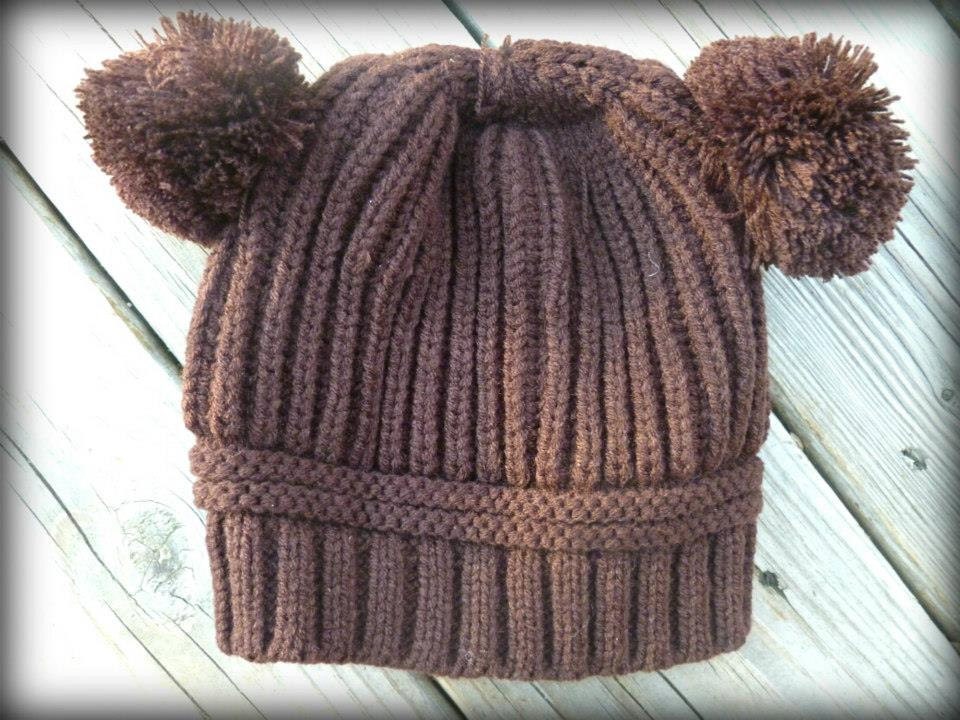 Baby Bear Hat for baby boy or girl 12 to 18 months