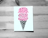 ICE CREAM CARD.