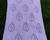 Petal Baby Afghan Knitting Pattern