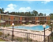 Vintage Florida Postcard - Ormond Beach - Ocala - Davis Bros Cafeterias & Motor Lodges Motel