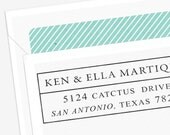Personalized Address Stamp - Self Inking Custom Stamp - Martique