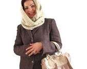 crochet infinity scarf cowl neckwarmer super soft vegan handmade womens loop scarf eternity circle valentin gifts under 25