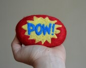 Felted Soap Comic Book / Pow