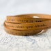 To My Lovelies, Winnie the Pooh Quote on Ultra Long Leather Wrap Bracelet