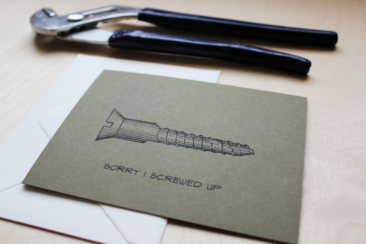 Tool themed note cards to help you through any issue // DIY cards // Quirky tool cards