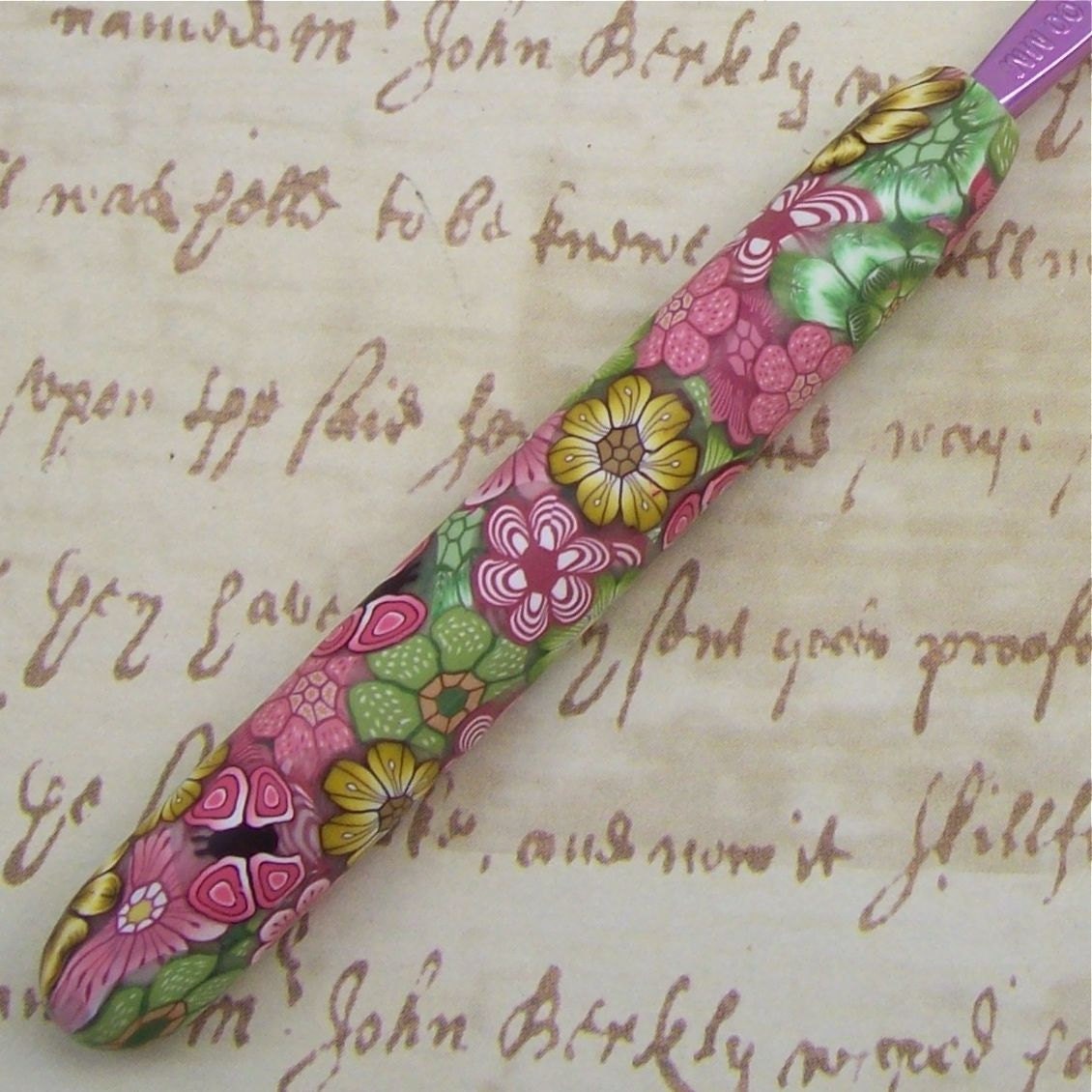 Susan Bates Polymer Clay Covered Crochet Hook, Size G 6/ 4.00mm