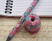 Handmade Polymer Clay Pen with Pen Holder