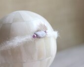 mini shell purple halo/tieback
