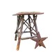Authentic Antique Twig Table. Twig Arts crafts Stool. Plant Stand. Side Table. Primitive Farmhouse. Rustic tramp Art. ADIRONDACKS Furniture