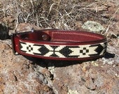 Beaded dog collar / hand loomed