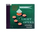 Alex Steinweiss 10-inch 78rpm record album design, 1942. "Light Opera"