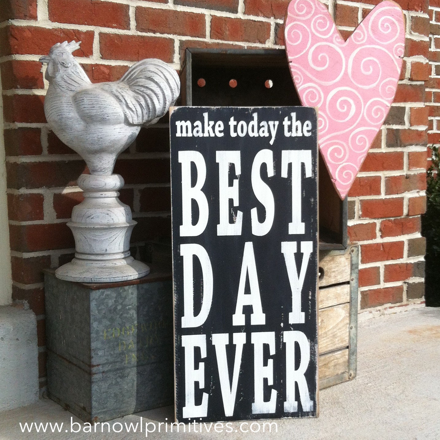 Make Today The Best Day Ever - Typography Word Art