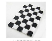 Black And White Marble Mosaic Tiles