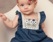 Coral Bouquet Headband
