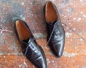 25% OFF STOREWIDE SALE Vintage Marc Jacobs black leather loafer shoes / 6.5 to 7