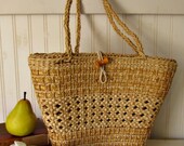Woven Summer Tote or Purse / Beach Style Tote / Causual Summer Woven Tote