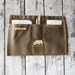 Waxed Canvas Wall Pocket with 4 pockets