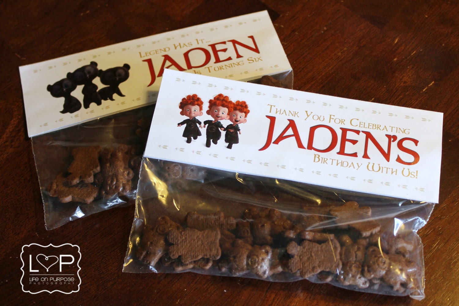 Brave Birthday Party Treat Toppers