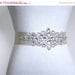 ON SALE Crystal Bridal Sash, Rhinestone Bridal Sash, Wedding Belt, Bridal Sash, Wedding Sash with Luxurious Satin Ribbon - White or Ivory