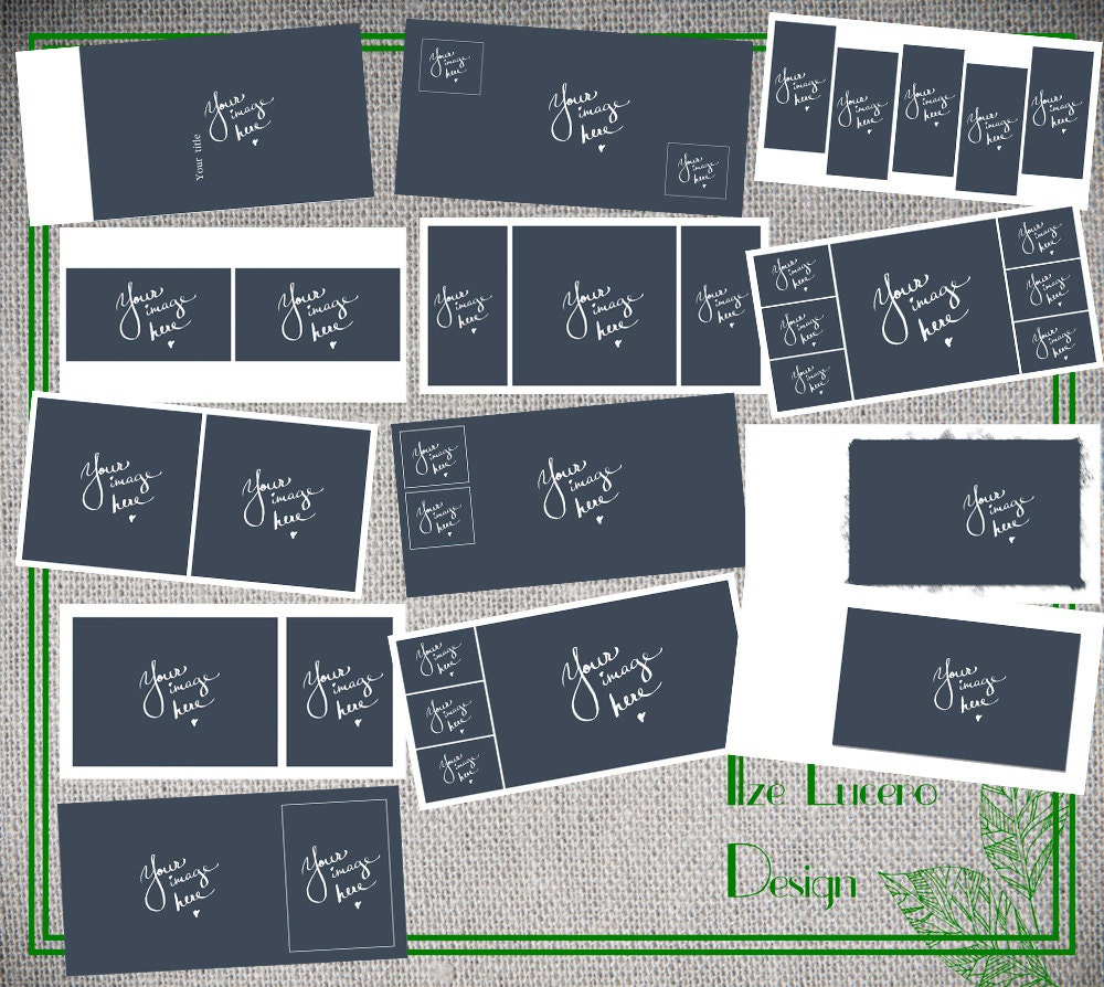 10x10 WHCC Photo Album Tempaltes ... "Just"