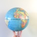 vintage 1970s 8 inch cram terrestrial globe - world - atlas - geography