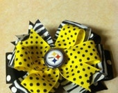 Pittsburgh Steelers  Pinwheel Bow