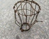 Industrial Task Light Shade / Work Light / Wire Sculpture