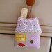 Handmade House Ornament, Home Decor, Little Red Bird House - by Nykki Makes