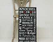 Wedding Sign, Personalized Wedding Sign or Personalized Family Rules Sign, Family Memory Sign, Wood Sign