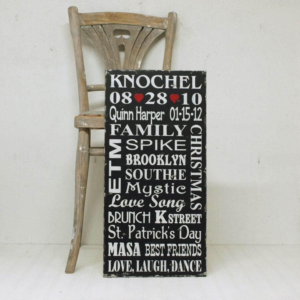 Wedding Sign, Personalized Wedding Sign or Personalized Family Rules Sign, Family Memory Sign, Wood Sign