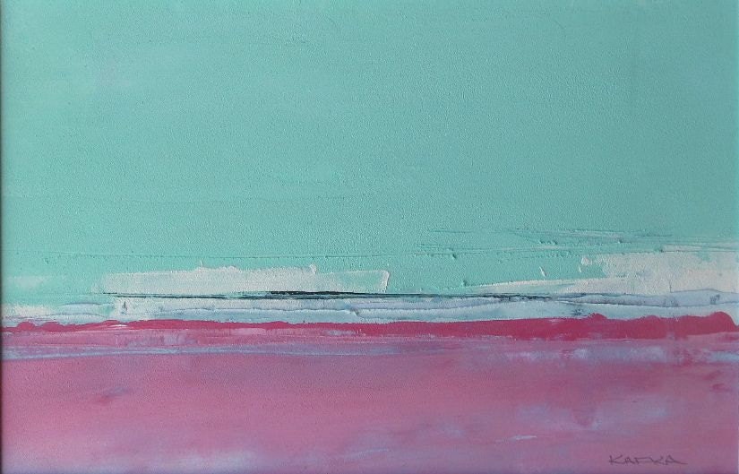 Abstract acrylic painting done on paper,art,painting,original art,tkafka,kafka,untitled 30