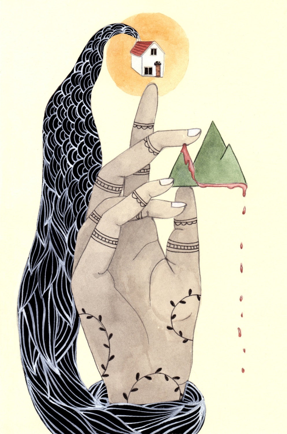 Hand To Home Print 5x7