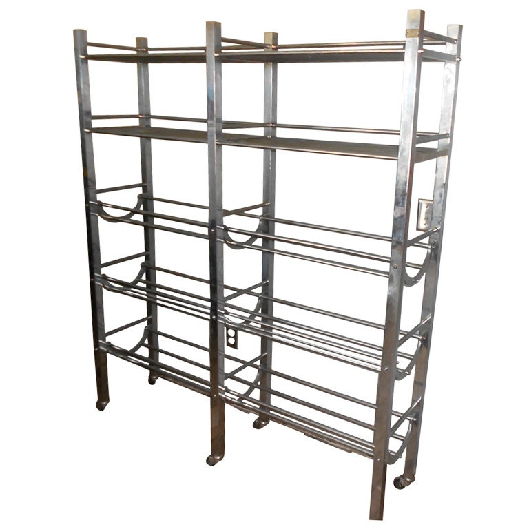 Belgian Stainless Steel Storage Rack on wheels