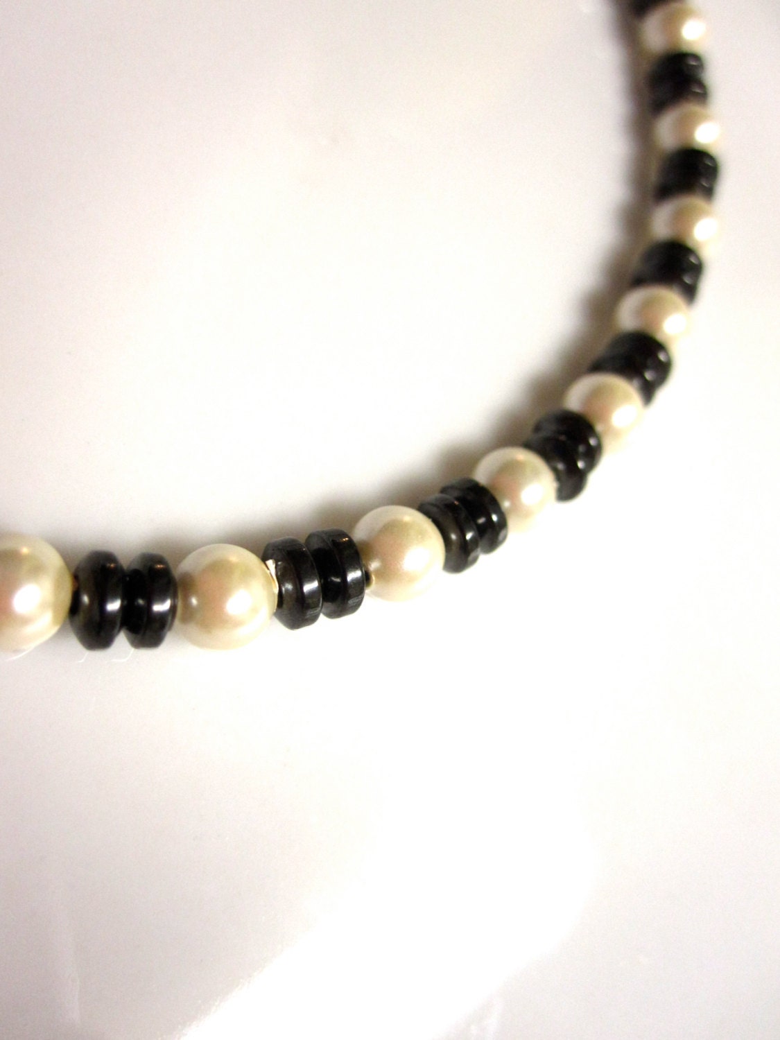 Magnetic Hematite Bracelet - Magnetic Pearl Beads, Magnetic Domed Beads