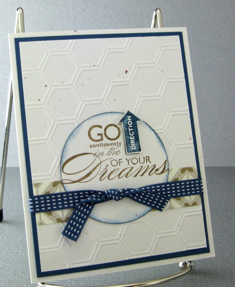 Graduation Card Handmade Direction of Your Dreams