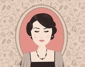 Lady Mary -- 8" x 10" art print