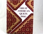 Book "Great American Quilts 1990"  Quilt Patterns Star Quilts