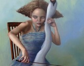 Swan Song -- Signed 8x10 Print of an Original Oil Painting