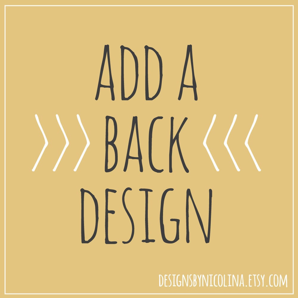 MATCHING BACK - add to any of my invites