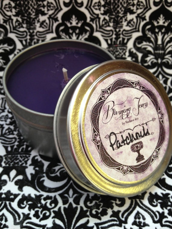 Patchouli - 4oz Tin All Natural Soy Candle