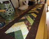 quilted braid skinny table runner