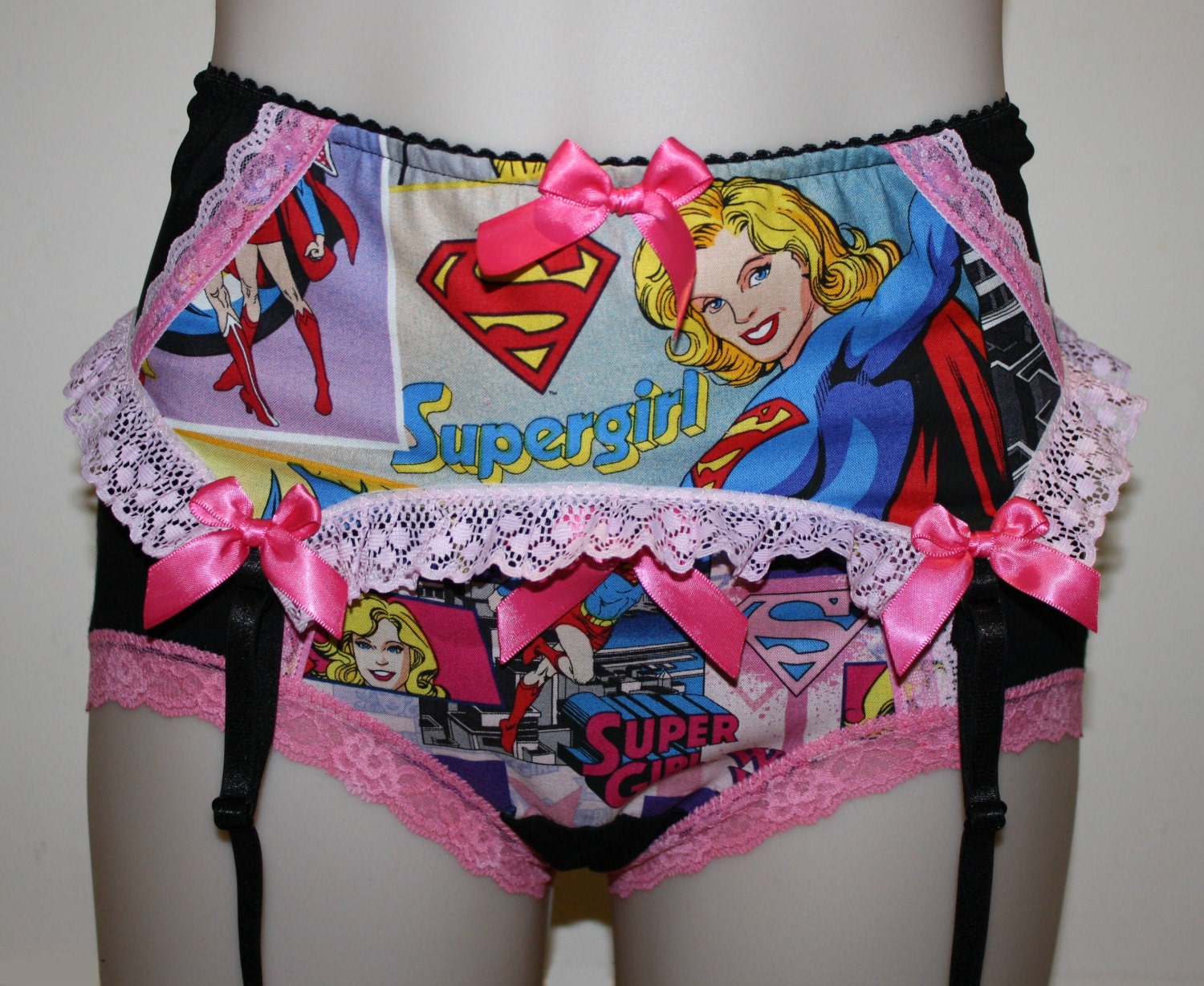 Girl Power DC garter belt