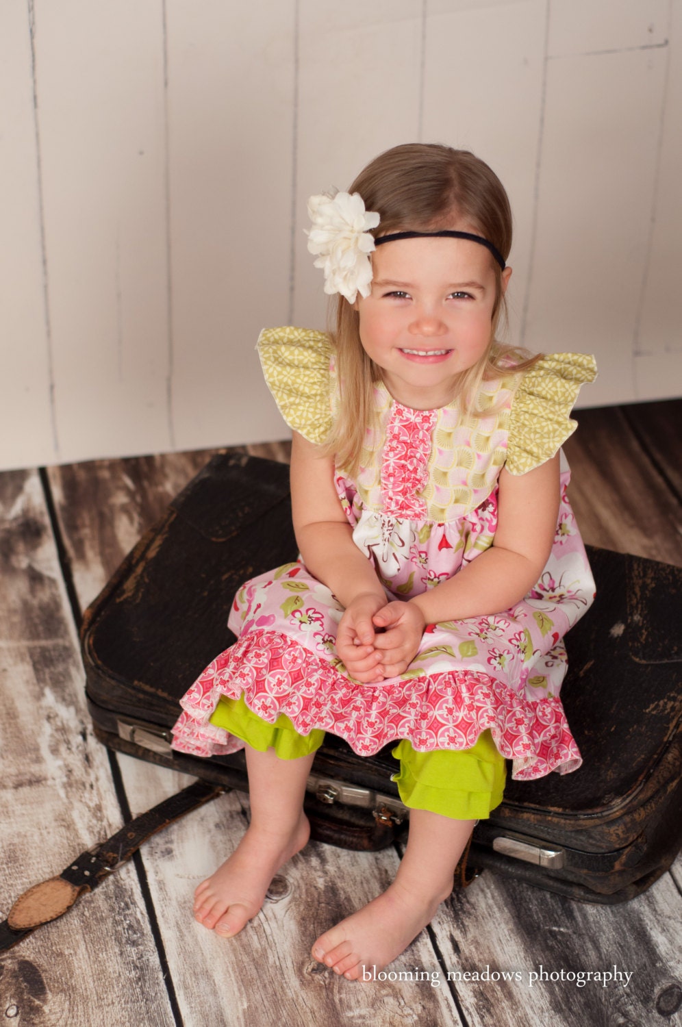 Size 3T, Gabby's Tea Garden Tunic