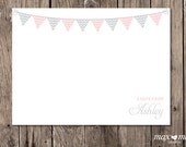 Personalized Flag Card - Digital Printable PDF