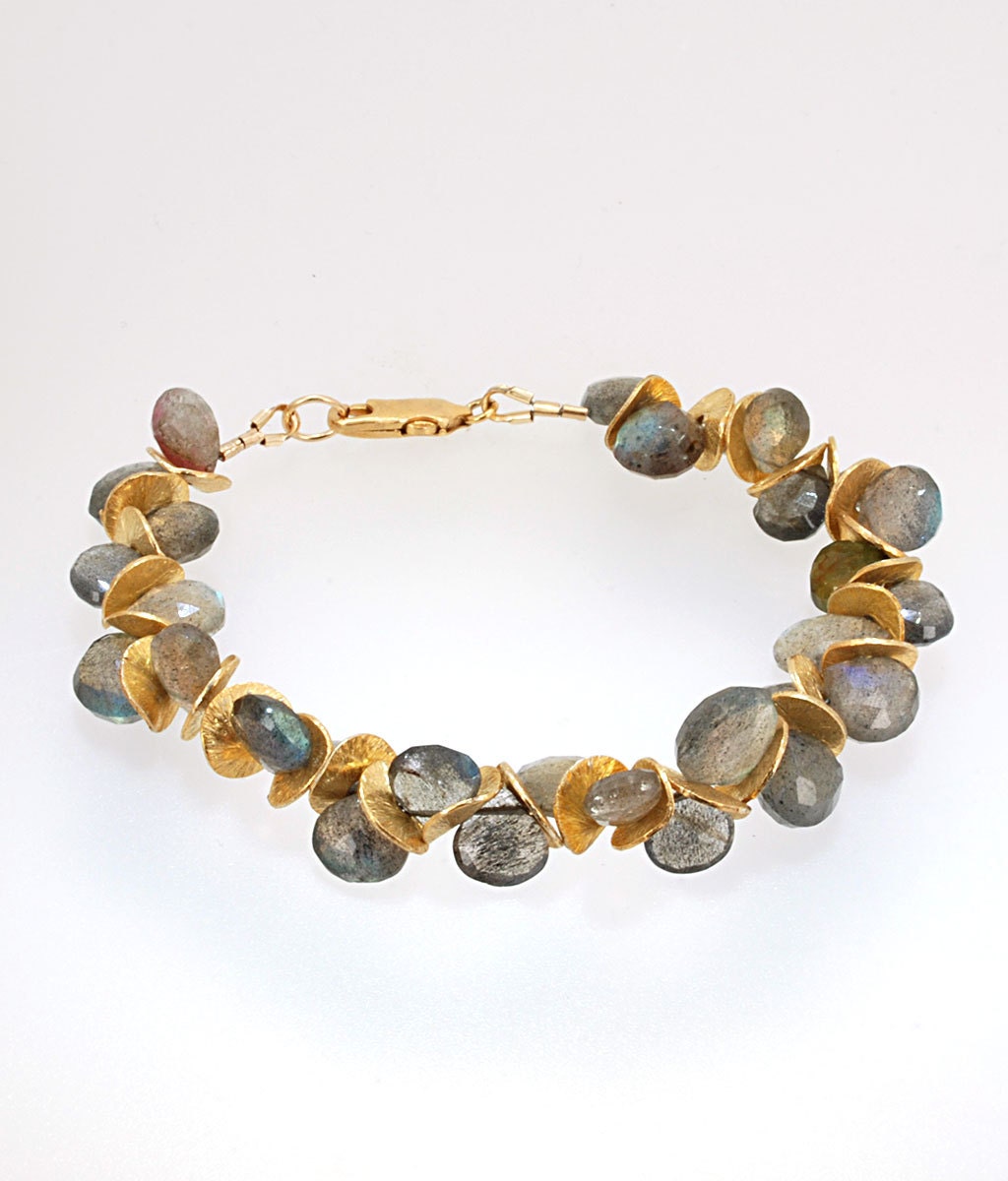 LABRADORITE VERMEIL BRACELET